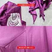 社交ダンス 衣装 Leirena レイリーナ ドレス ワンピース パープル系 刺繍 ラインストーン 紫 白 キラキラ 練習 レッスン 光沢 高級感 上品 かわいい イチオク ICHIOKU ダンス衣装 イベント ステージ パーティー ドレープ ホワイト系