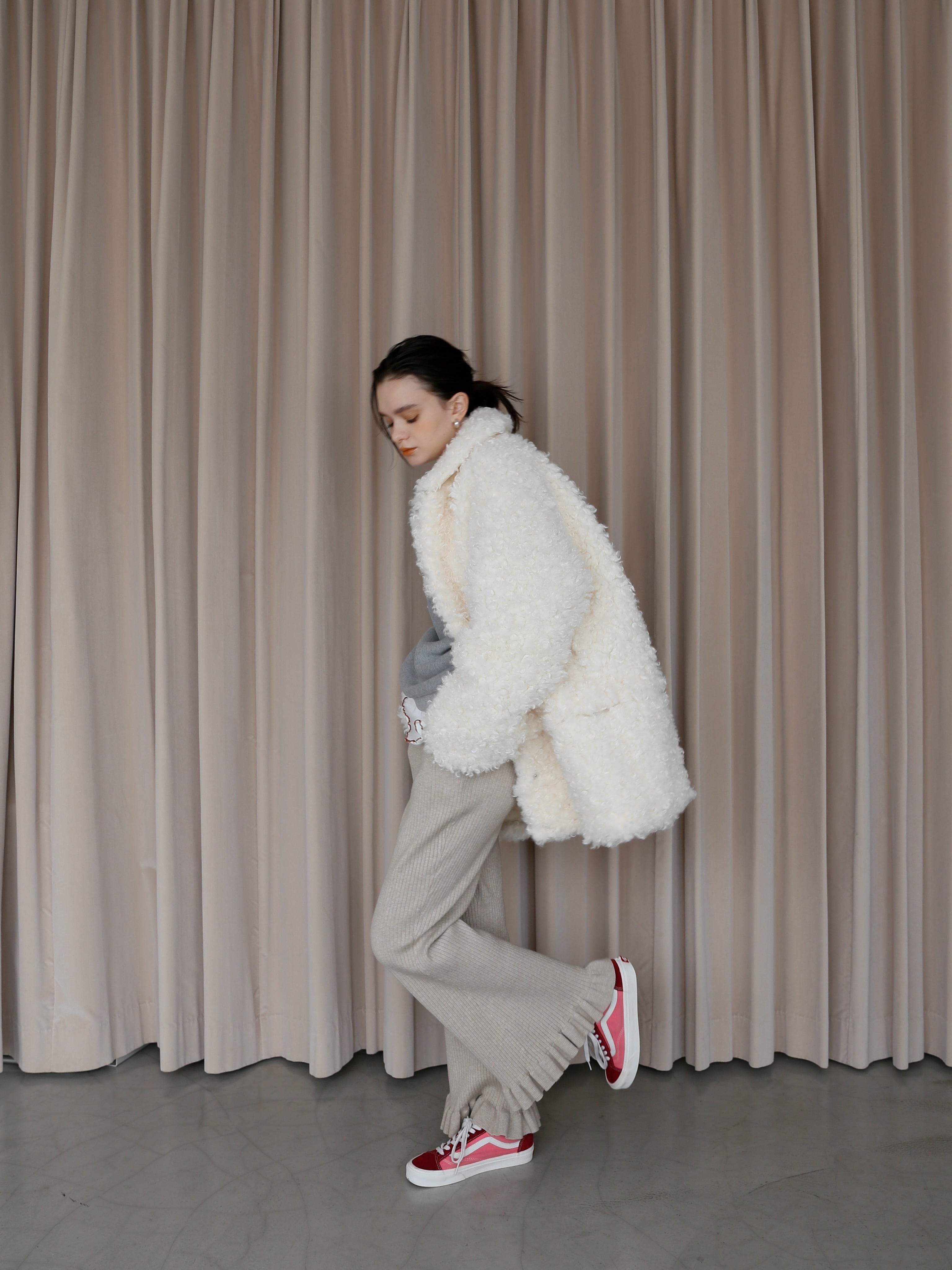 Katrin Tokyo / 4way eco fur coat（ivory）