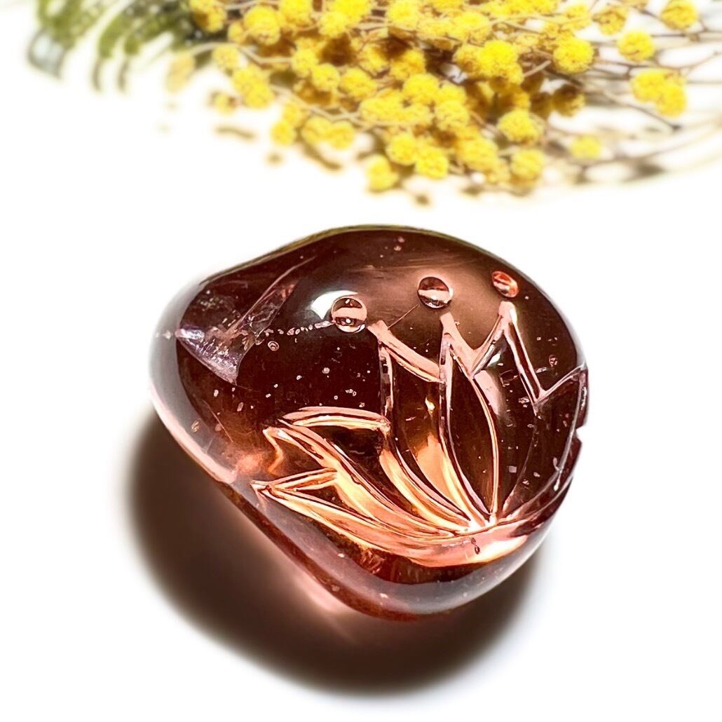 シエラネバダ産アンダラクリスタル アミュレットストーン ストロベリーキッス