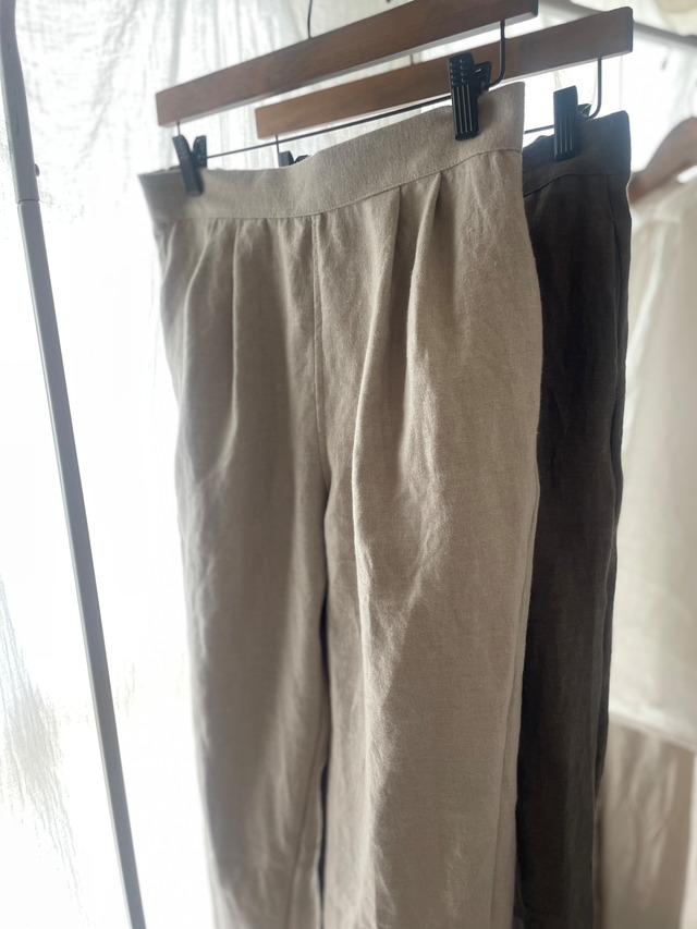 winter linen ↟ アップパンツ ↟