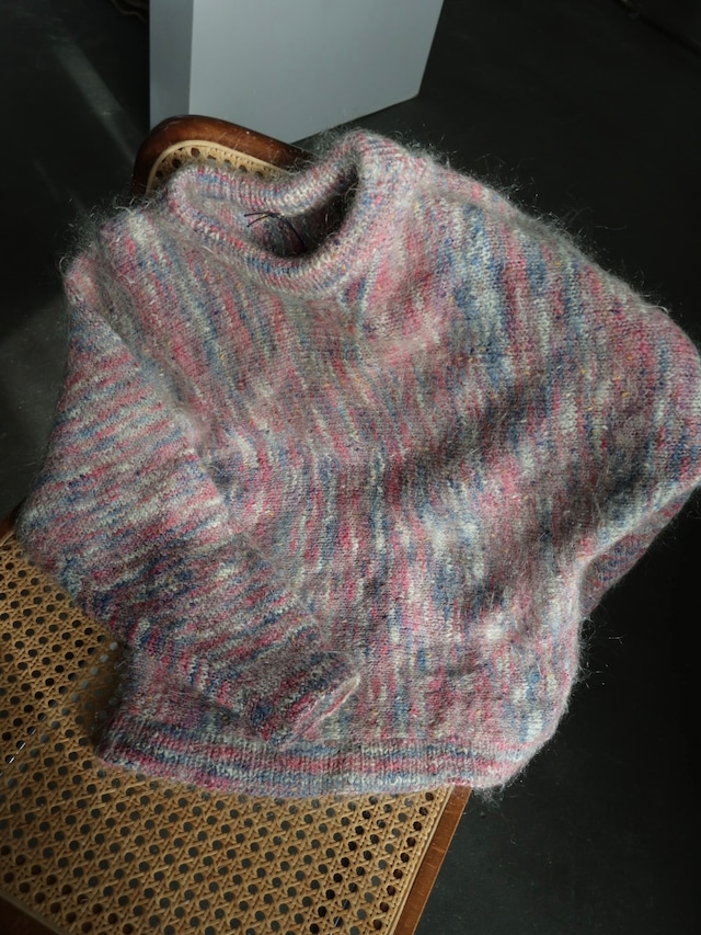 <vintage>mix mohair pink knit