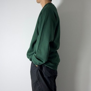 90s JERZEES sweatshirt solid green XXL 古着
