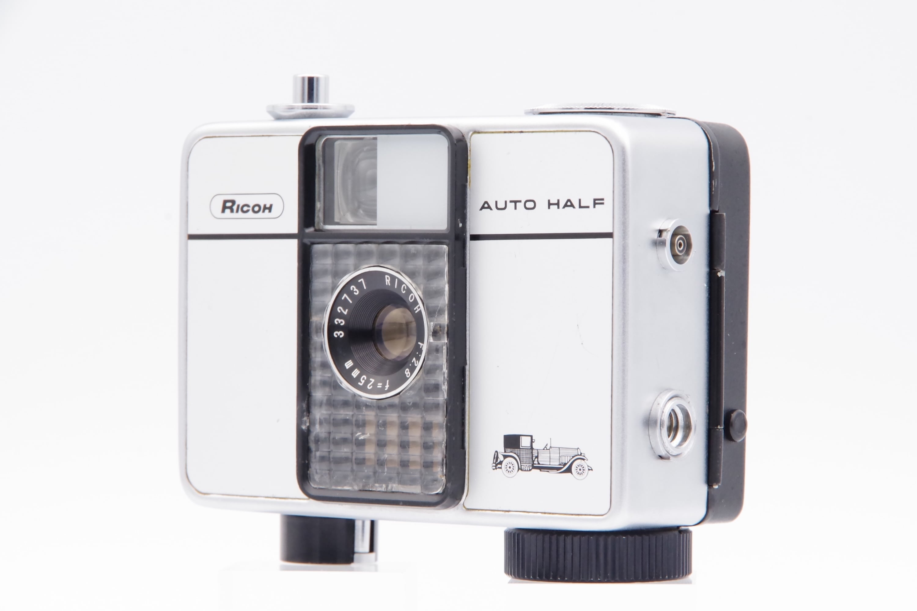 ☆レアモデル超美品！☆リコーオートハーフEフォーミュラー☆ AUTO HALF E クラシックカー (332737) / 25mm F2.8 RICOH リコー