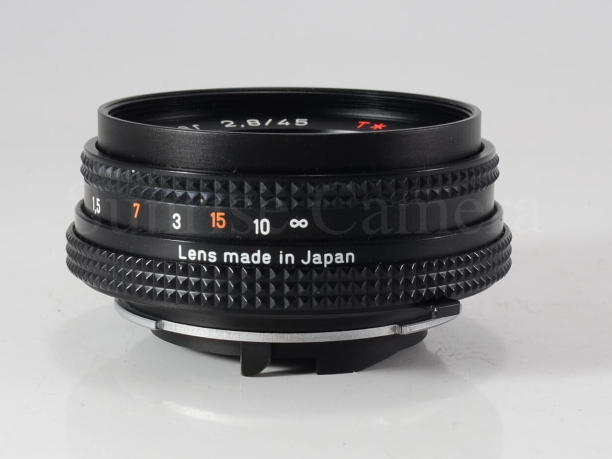 中古】CONTAX Carl Zeiss Tessar T* 45mm F2.8 MMJ 整備済
