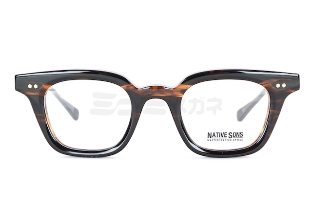 NATIVE SONS メガネ Rams Col.Gasoline PL-084F ウェリントン ネイティブサンズ 鯖江 日本製 正規品-2枚目