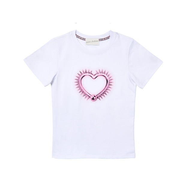 [2000Archives] SPIKE HEART T SHIRTS (WHITE) 正規品 韓国ブランド 韓国通販 韓国代行 韓国ファッション 2000アーカイブス 日本 店舗