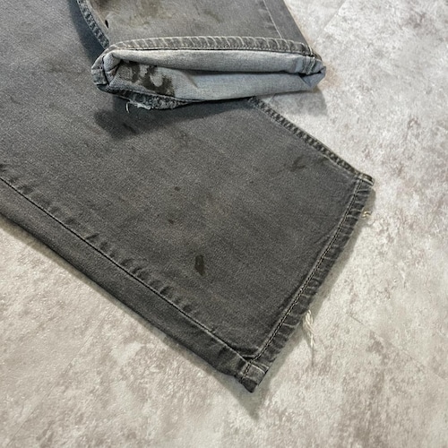 【W38 L32】levi's 先染ブラック リーバイス 569 詳細写真15