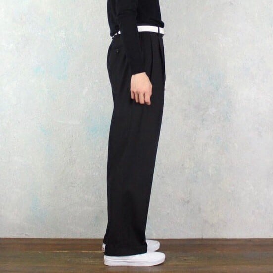 RALPH RALPH LAUREN セミワイド 2タック スラックス【FF-3415】 | cv