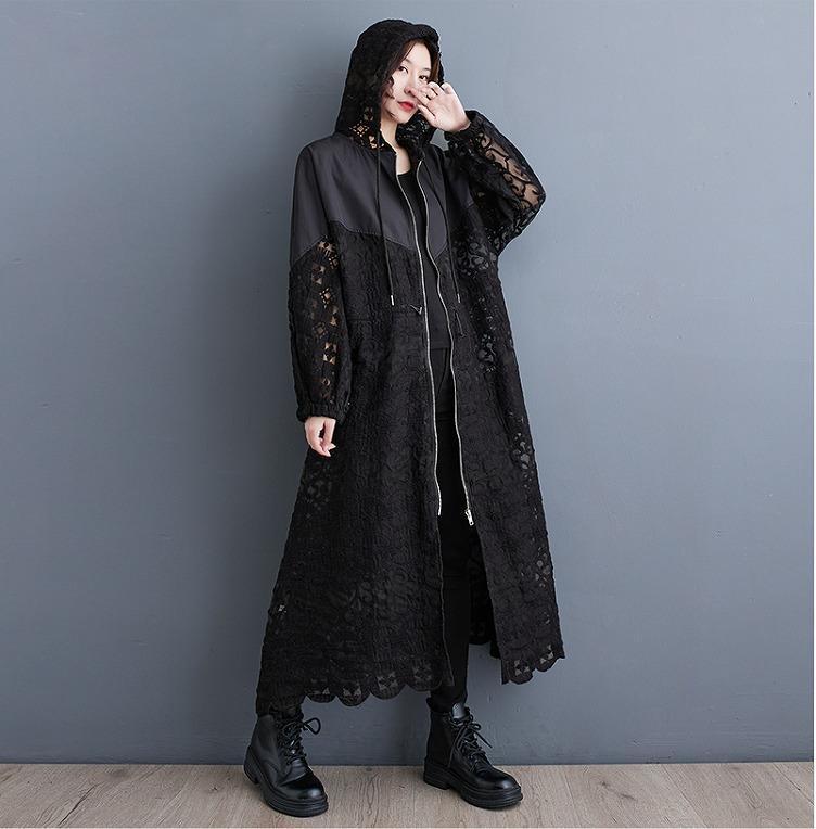 大きいサイズ レディース コート アウター レース 春 秋冬 新品 大きいサイズ レディース コート アウター レース 春 秋冬 新品