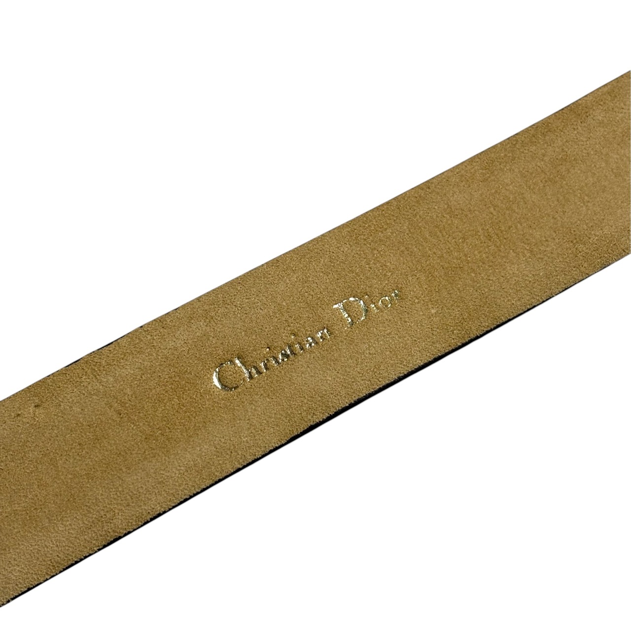 vintage CHRISTIAN DIOR leather belt