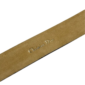 vintage CHRISTIAN DIOR leather belt
