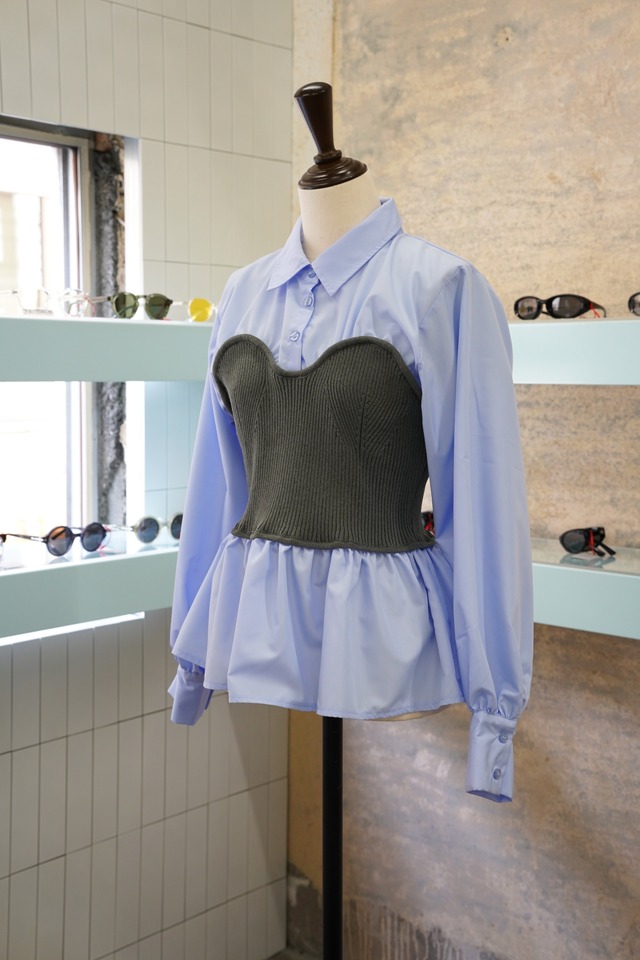 BISCHE TUKI BLUE SHIRT