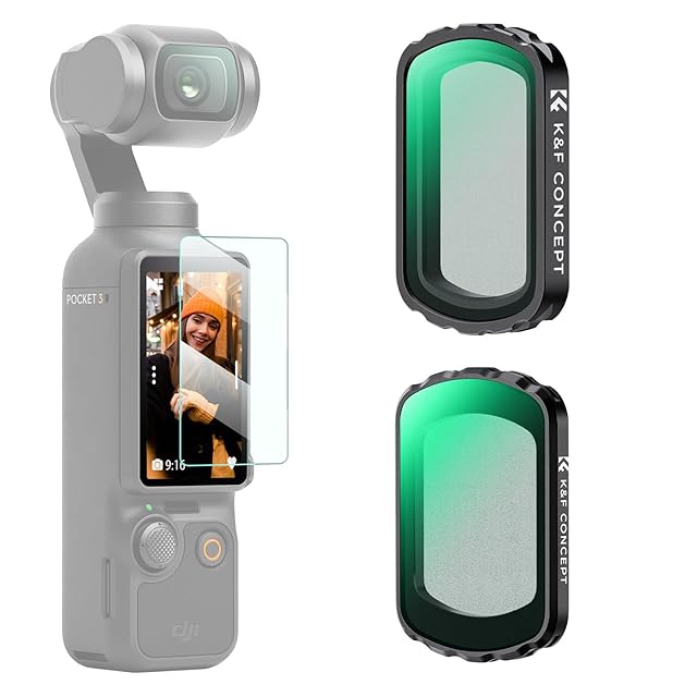 Osmo Pocket 3 フィルター6キット DJI Pocket 3 用 フィルター 防水 白