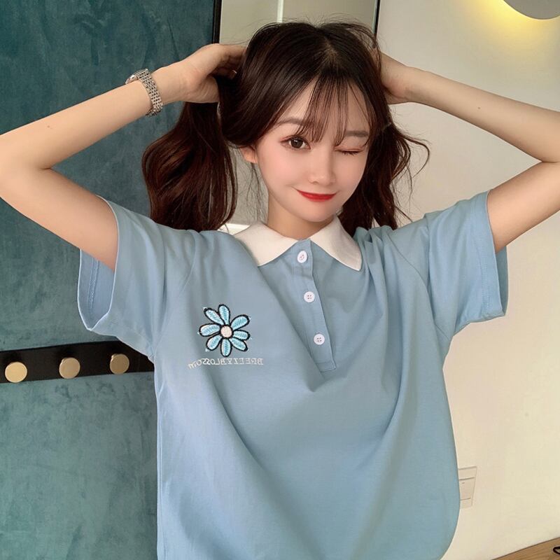 トップス サマールーズ薄手レッドTシャツ 夏物 萌量不足5497646216