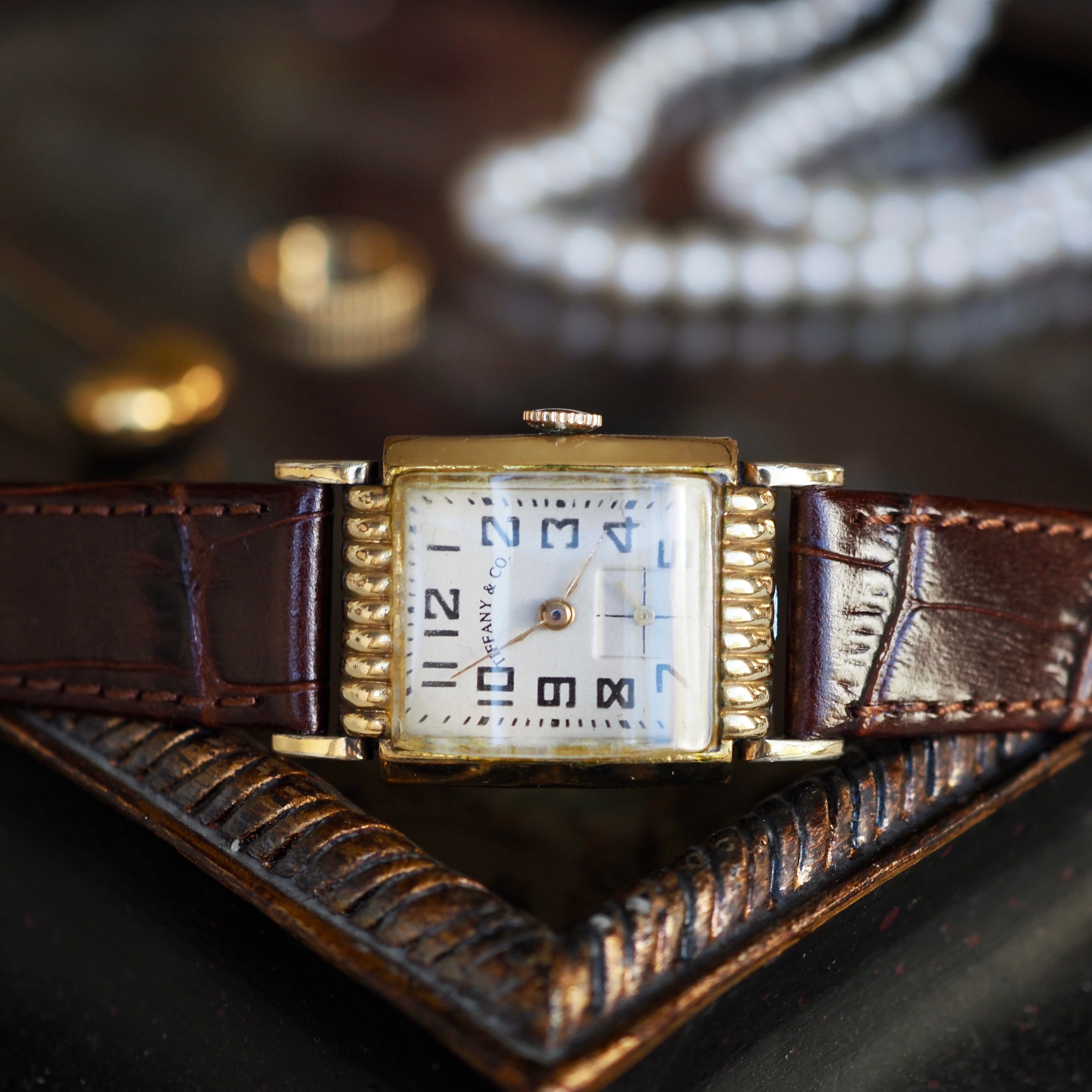 Tiffany & Co. ティファニー 1940s ドレスウォッチ アンティーク時計