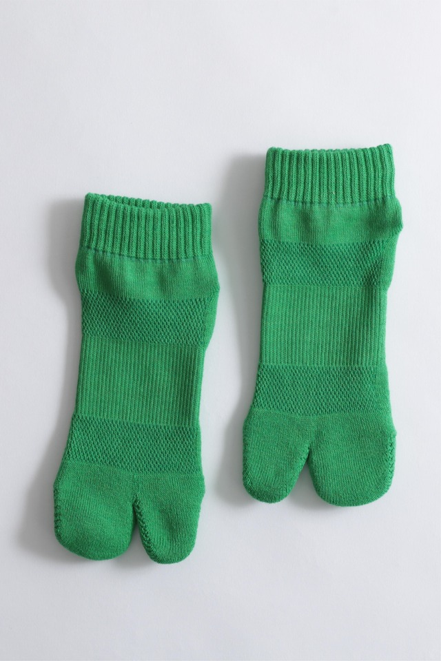 Linen Cotton  Ankle Socks(Green)