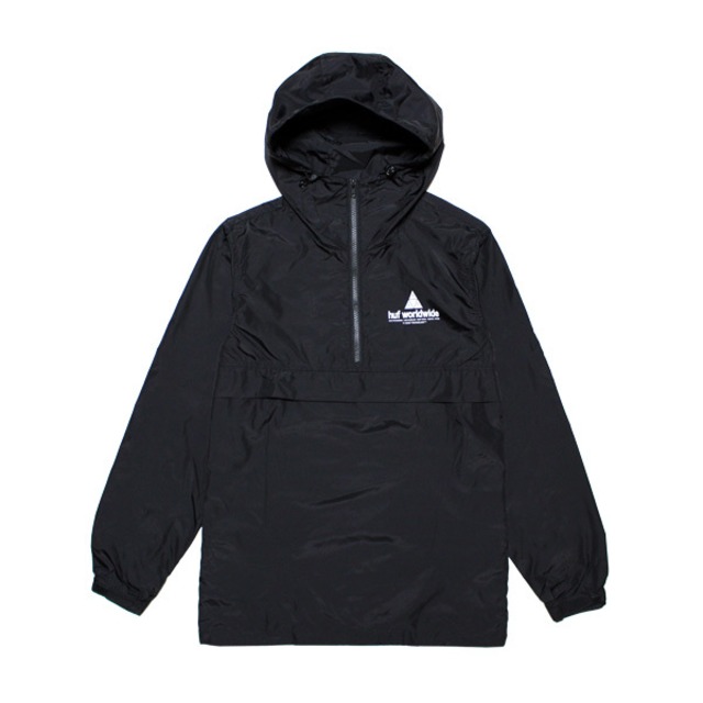 【HUF】PEAK ANORAK JACKET (BLACK)