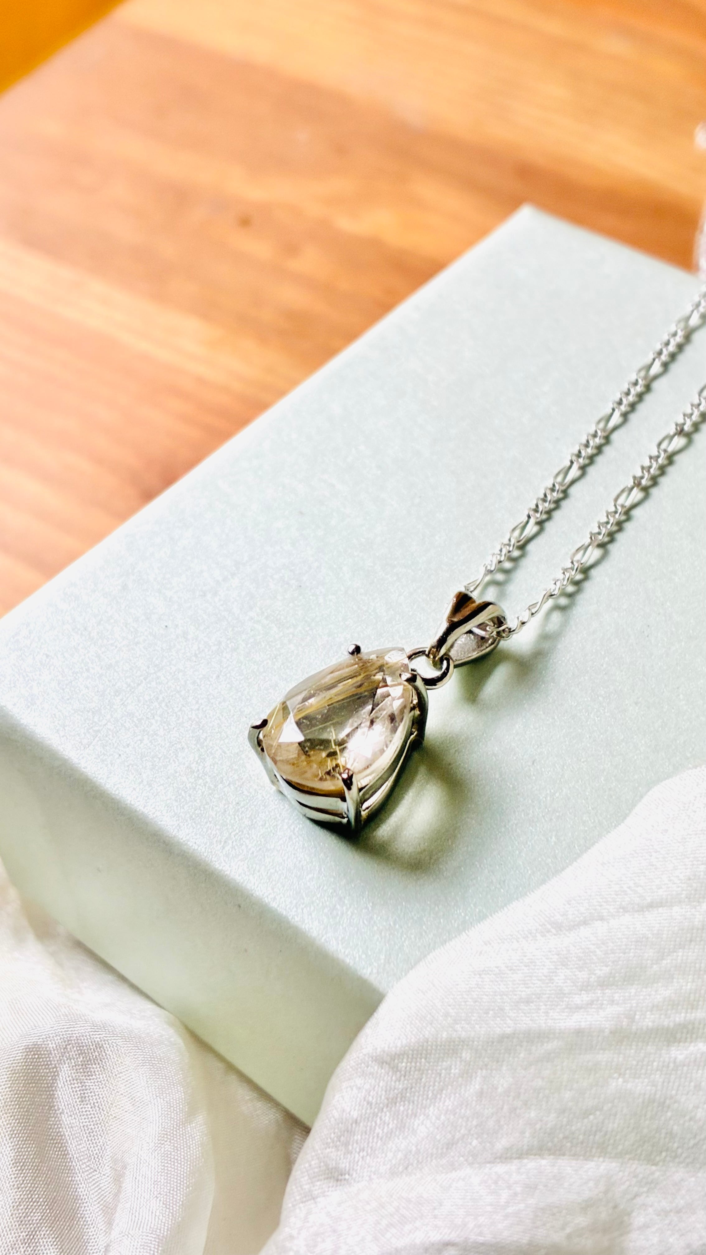 Rutile quarts〜幸運〜 necklace