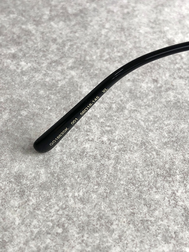 GUCCI グッチ シェリーライン サングラス ブラック GGロゴ ウェリントン GG1883SK vintage ヴィンテージ オールド d3gda7