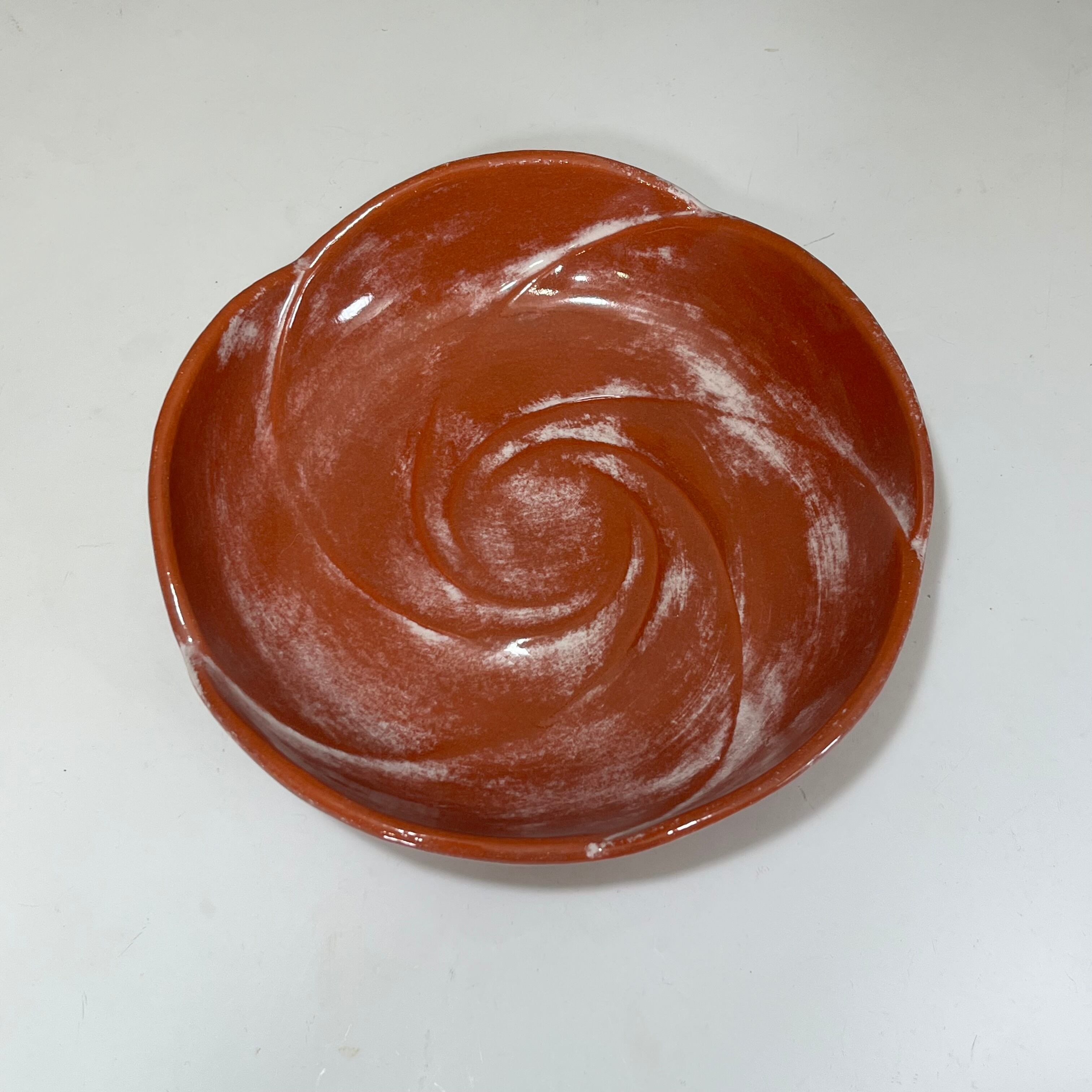 吉向松月窯 六方鶴菓子皿 | 吉向松月窯