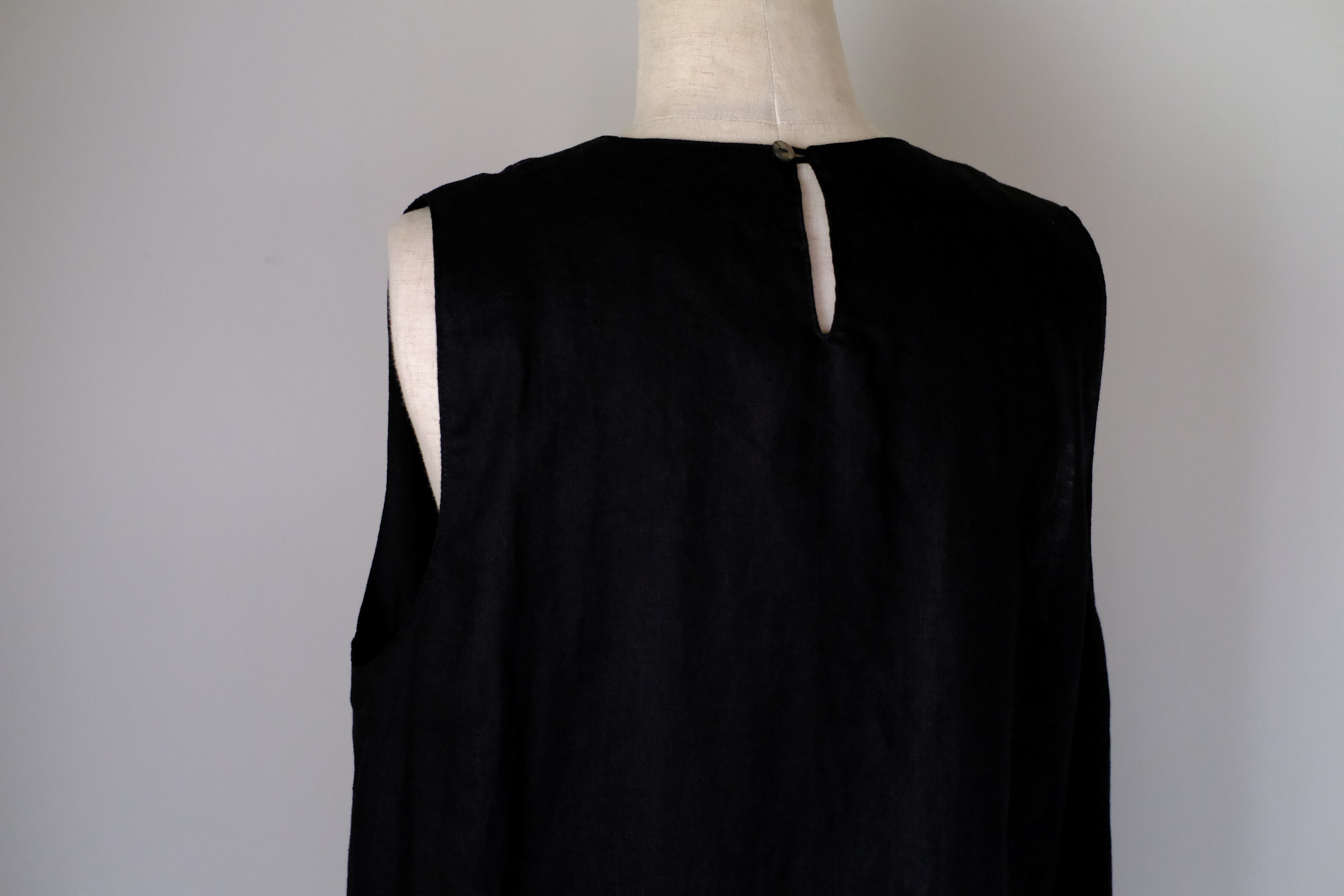 コクーンワンピース　cl-017(BK)