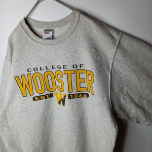 ジャージーズ　クルーネック　スウェット　プリントトレーナー　カレッジ　S