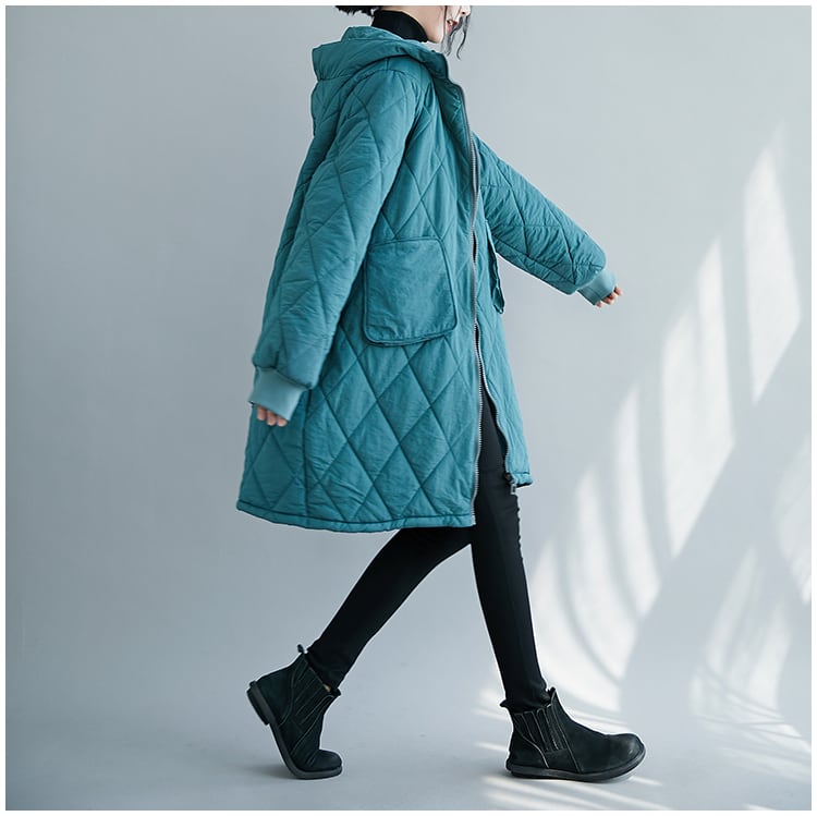 ダイヤキルティングコート(2色)10518