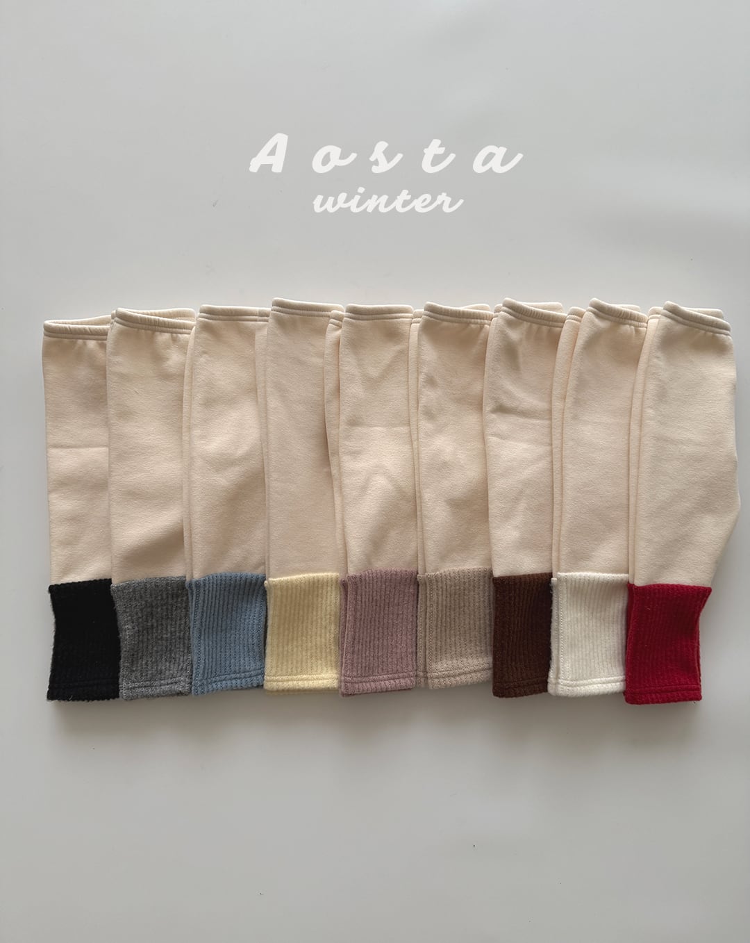 【予約】aosta 切り替えレギンス