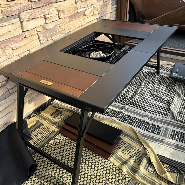 【Hilander ハイランダー】 ＬＩＴ　ＴＡＢＬＥ　ＷＩＤＥ リットテーブルワイド〈HCD-007 〉ブラック