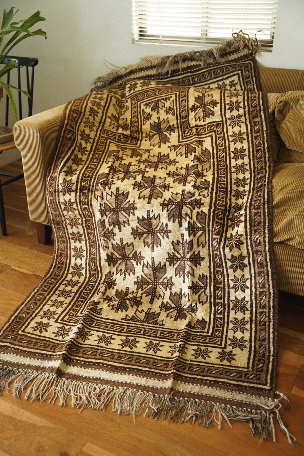 1164-Vintage Taimani rug | 手織りのヴィンテージラグ専門店 | Bahr