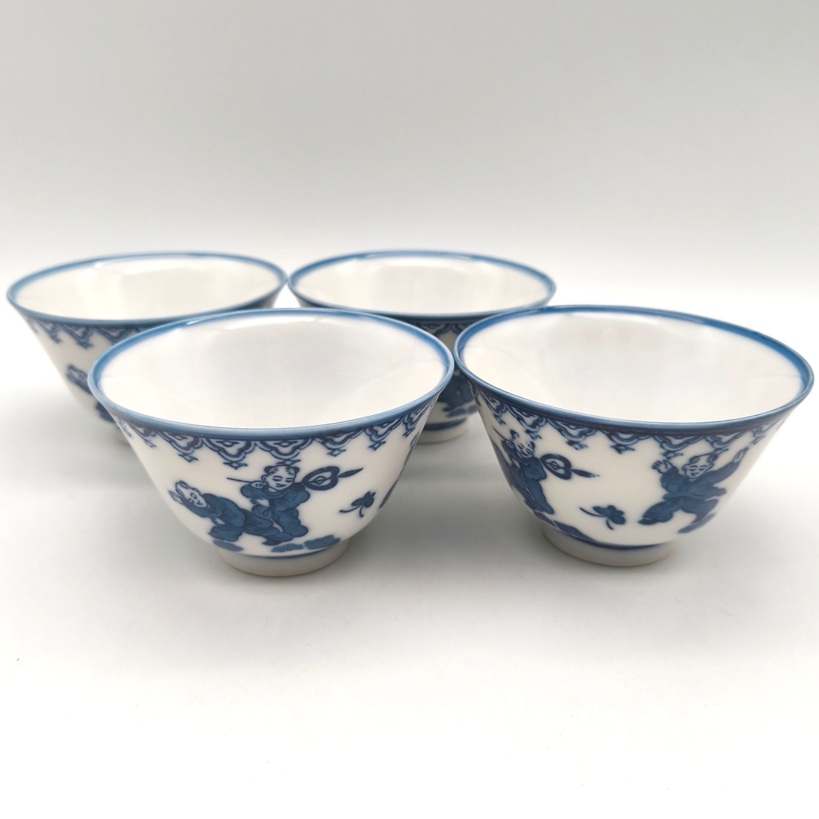 韓国陶窯・東谷・透かし・二重・湯呑・高麗青磁・茶器・茶道具・No