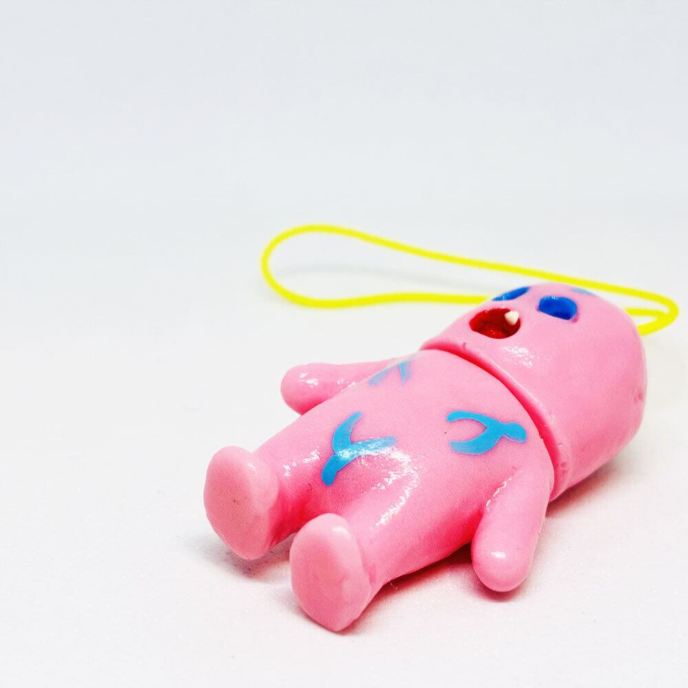 チビめんたストラップ(うすピンク) / ストラップ / デハラユキノリ