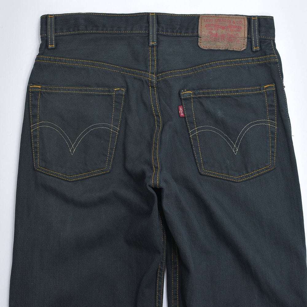 00s Levi's559 リーバイス 後染めブラック デニムパンツ 00s Levi's559 リーバイス 後染めブラック デニムパンツ