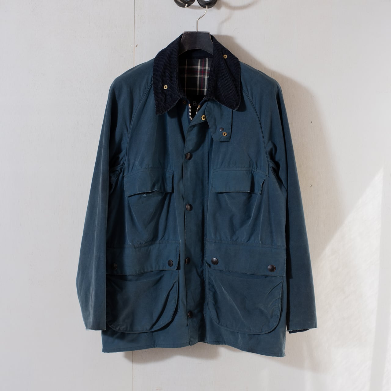 ヴィンテージBEAUFORT名品Britishwax-jacket market British wax-jacket market