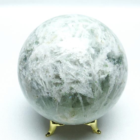 エンジェルフェザー フローライト 丸玉 64mm 一点物  151-7293