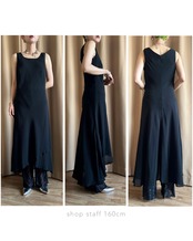 elegance black sheer dress-4848-7