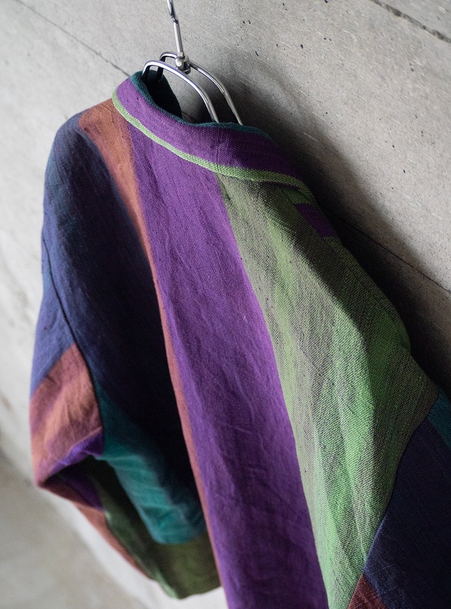 "SKORPI" 1980s Multi stripe jacket