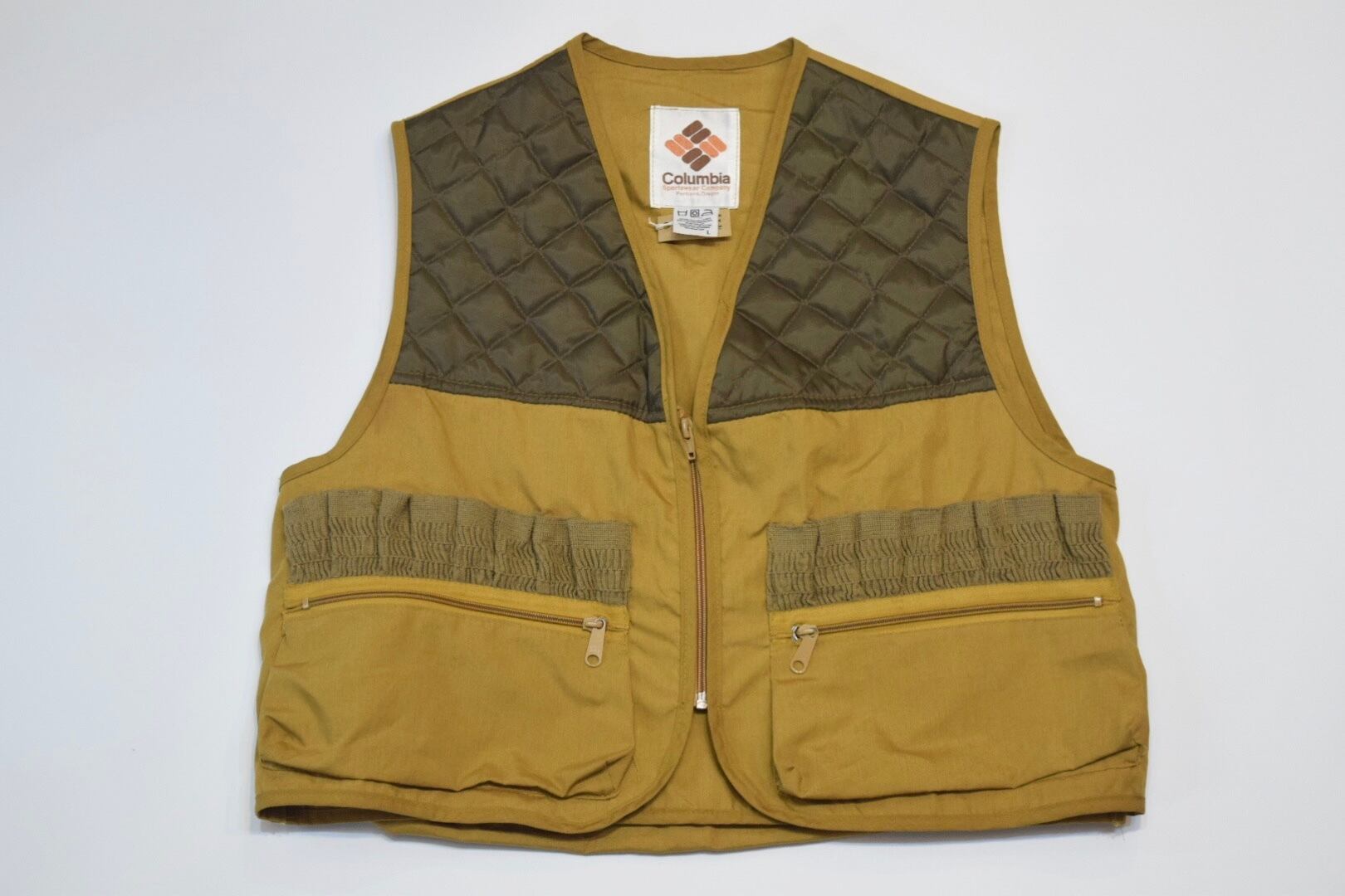 USED 80s Columbia Hunting Vest -Large 01149