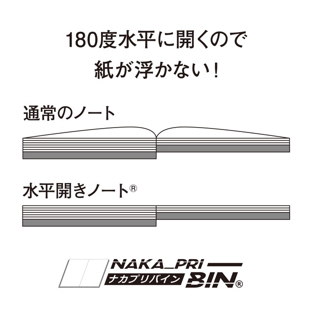 【水平開きノート】Kosae 紺