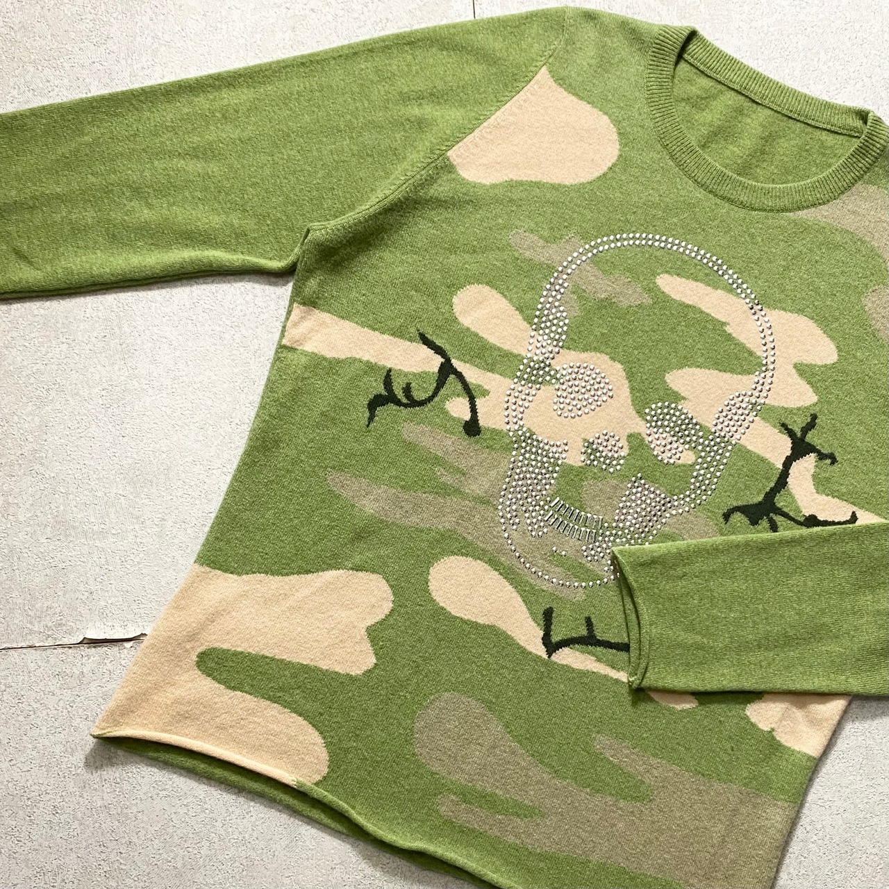 LUCIEN PELLAT-FINET studs design cashmere sweater