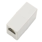 マクサー電機 モジュラーコード 電話線 中継コネクタ 6極 2芯・4芯兼用 アイボリー