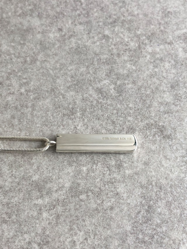 Tiffany & Co. ティファニー ネックレス シルバー ナロープレート 925 vintage ヴィンテージ オールド bmgxne
