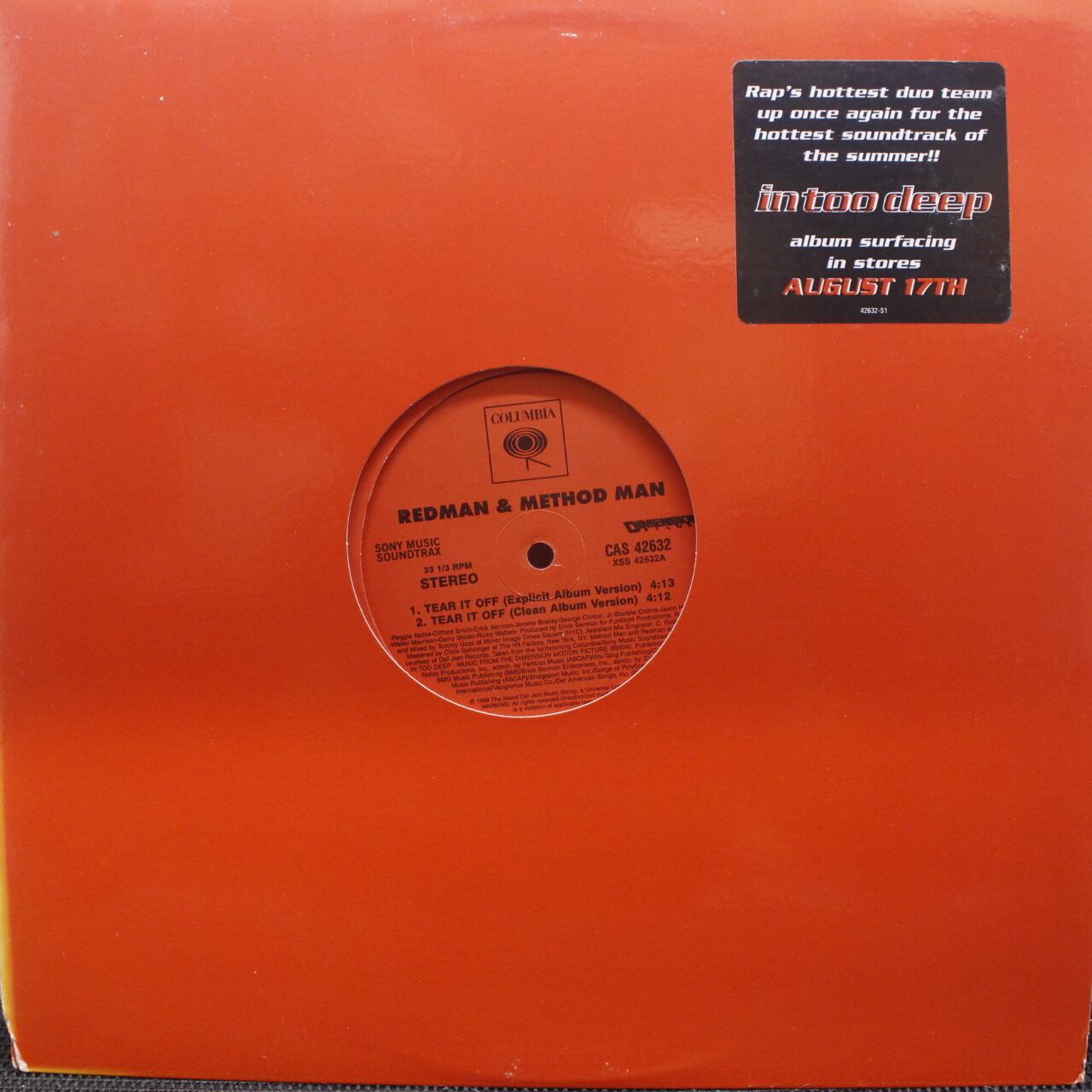 Redman & Method Man / Tear It Off [CAS 42632] - 画像1