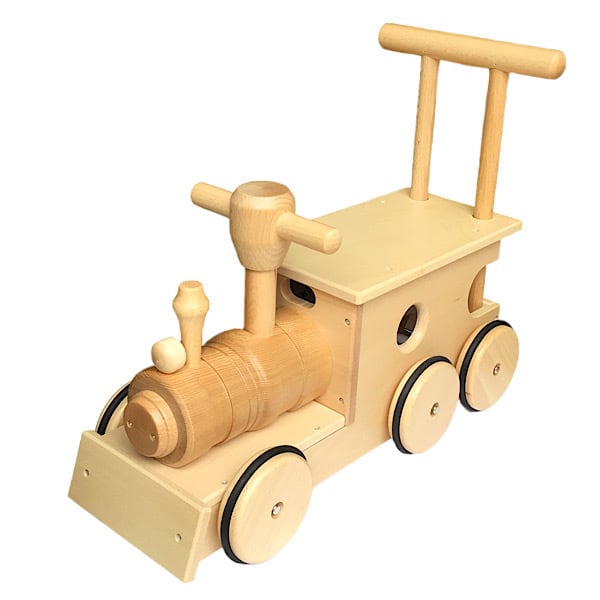 汽車ポッポ (木輪) 国立 木のおもちゃ ブレーメン オンラインストア