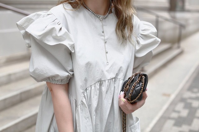 KIDS（original）パフスリーブワンピース