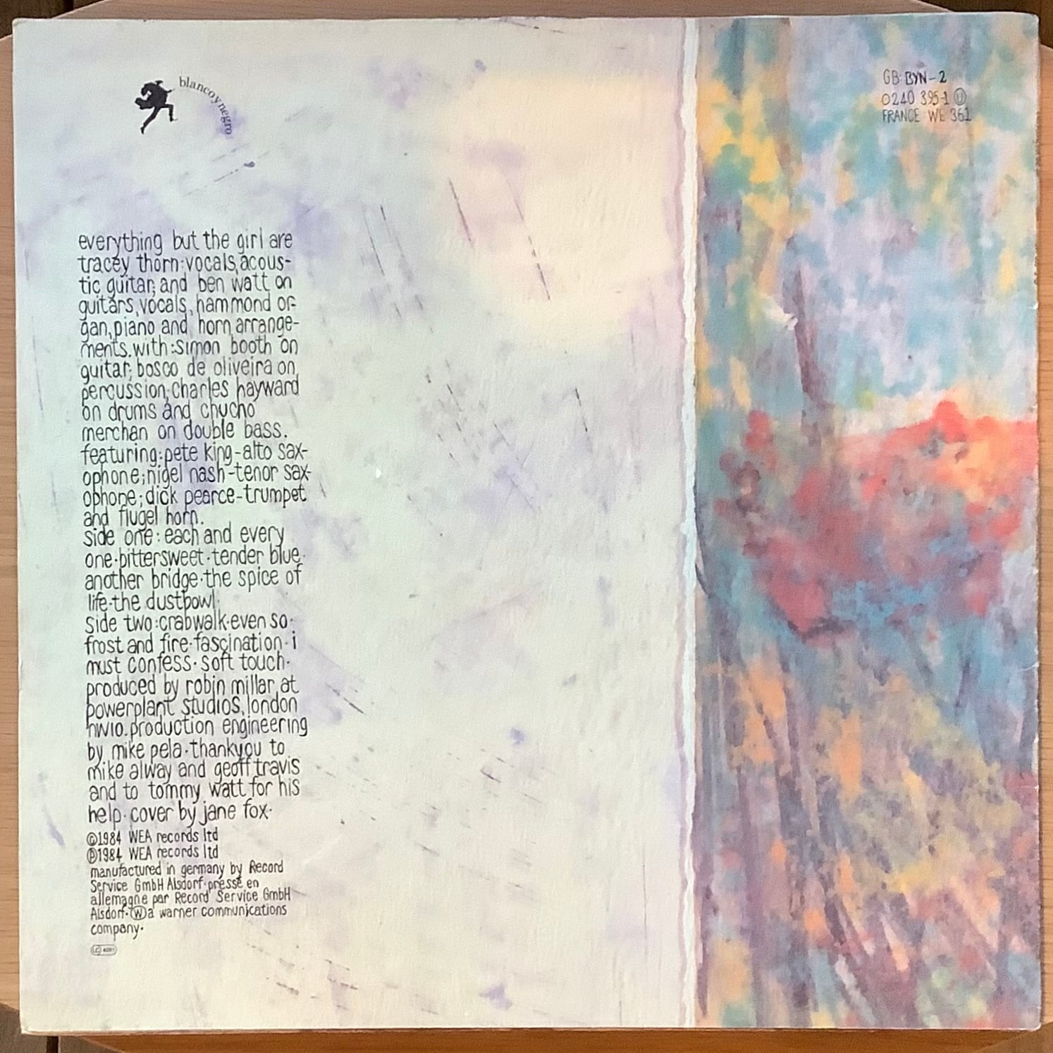 EVERYTHING BUT THE GIRL / EDEN | Plastic Soul Records