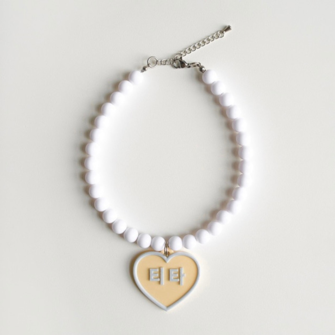 【予約】Pet Necklace Beads｜Cream Soda - 3