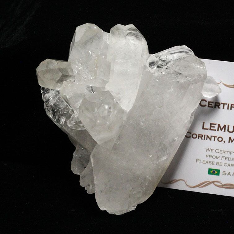 水晶 クラスター ブラジル ミナスジェライス州 コリント産 レムリアンシード 証明書付属 一点物 272-182