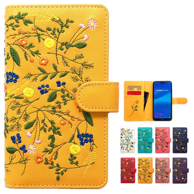 Google pixel 4a 5G 専用 ケース カバー ボタニカル 花 刺繍 手帳型ケース 手帳型カバー スマホケース スマホカバー ピクセル 花柄 イエロー