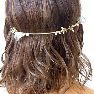 Sereno:Head Band/フロストブラン　ヘアアクセ　ヘッドバンド　カチューシャ　セレーノ　結婚式　ブライダル　パーティー　入学式　卒業式　成人式　オケージョン